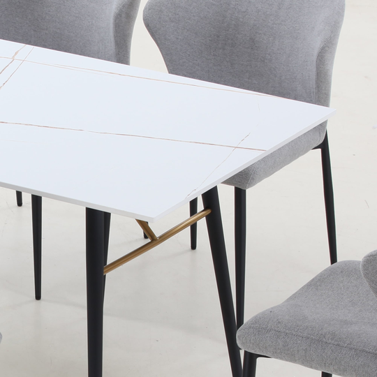 Modern Dining Table 1800White