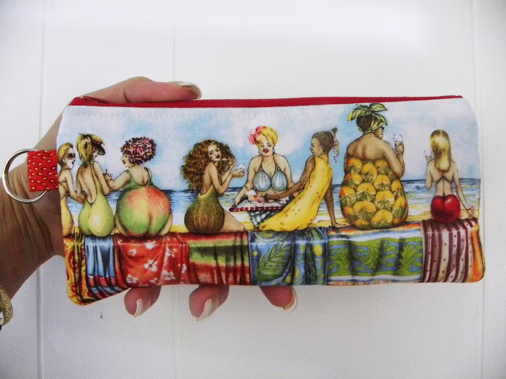 Fruit Ladies Pencil Case/Fruit Ladies Cosmetic Pouch