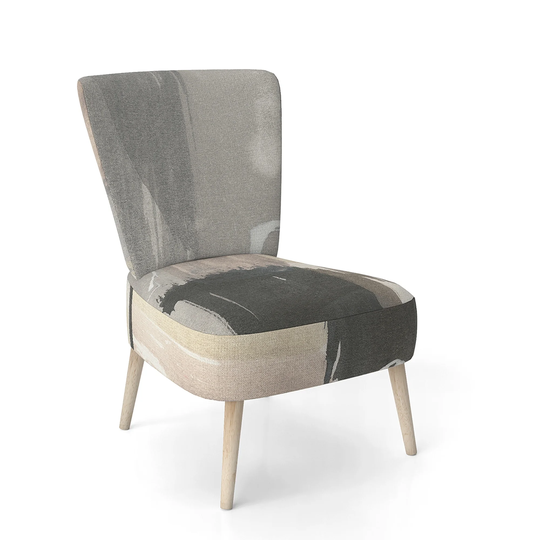 Designart 'Glam Dancing Shape I' Upholstered Modern Accent Chair