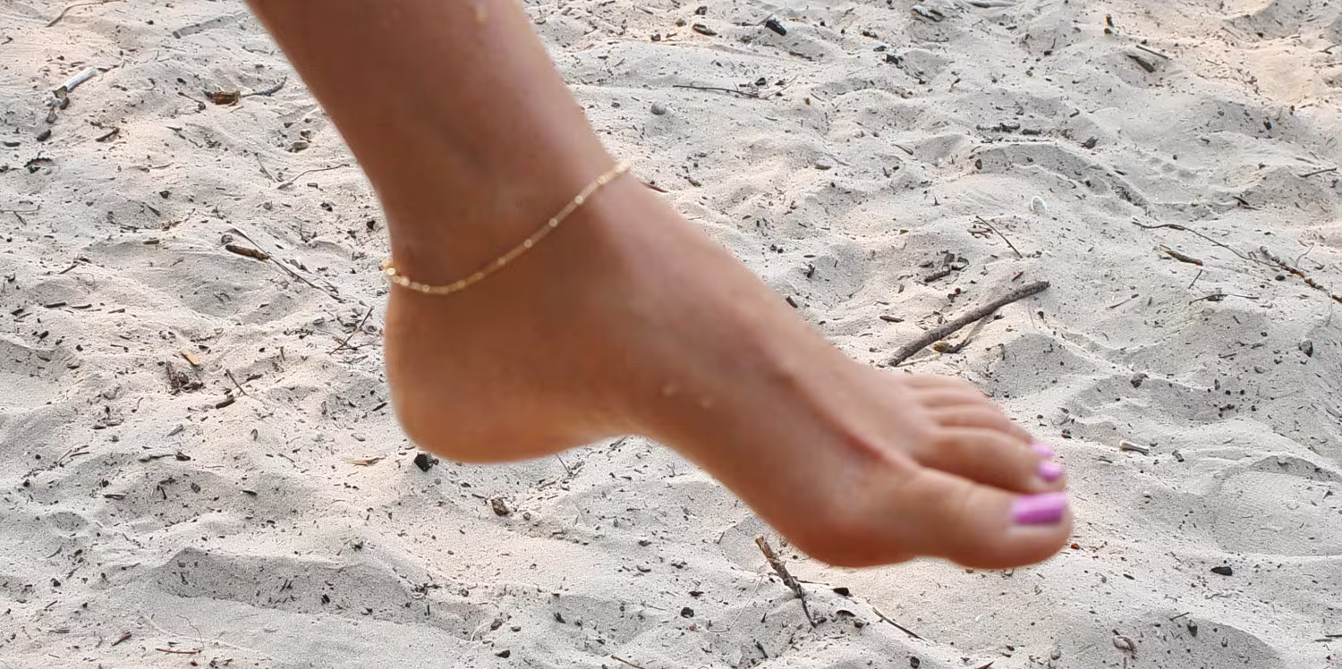 Gold Anklet Bracelet Silver Satellite Bead Beaucoupdebeads B001