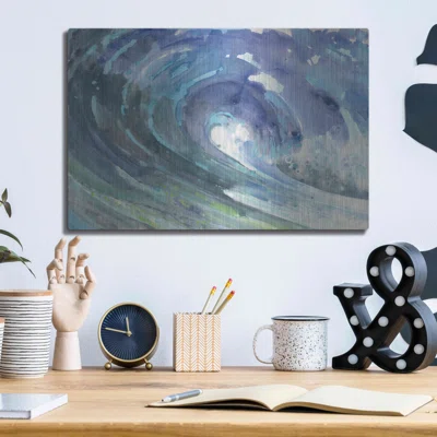 Ivy Bronx ''Curl'' By Albena Hristova, Metal Wall Art, 24"X16"