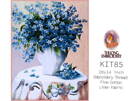 Kit 85 Hand Embroidery More 30% Threads