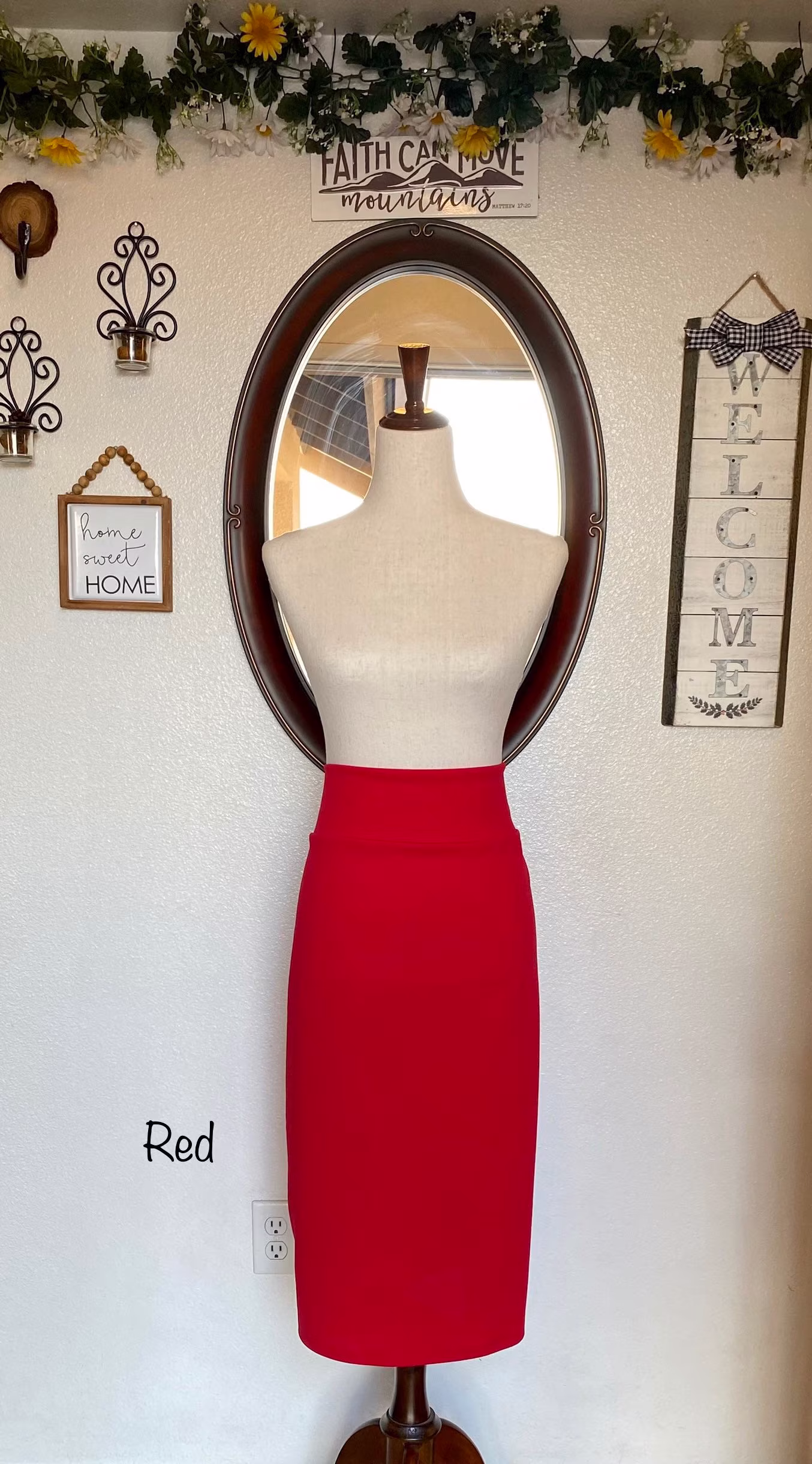 Luisalove30 ~ Choose Your Colors, Liverpool, "Grace" Modest Pencil Skirt, Solid Skirts, Liverpool Stretch Knit, Textured Knit Skirt