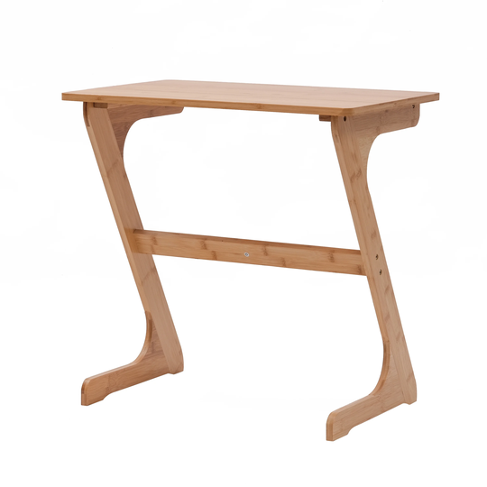 Proman Products Cambridge Convenient Multi-Functional Bamboo Laptop Table, Desk, Bedside Table, Side Table, TV Tray