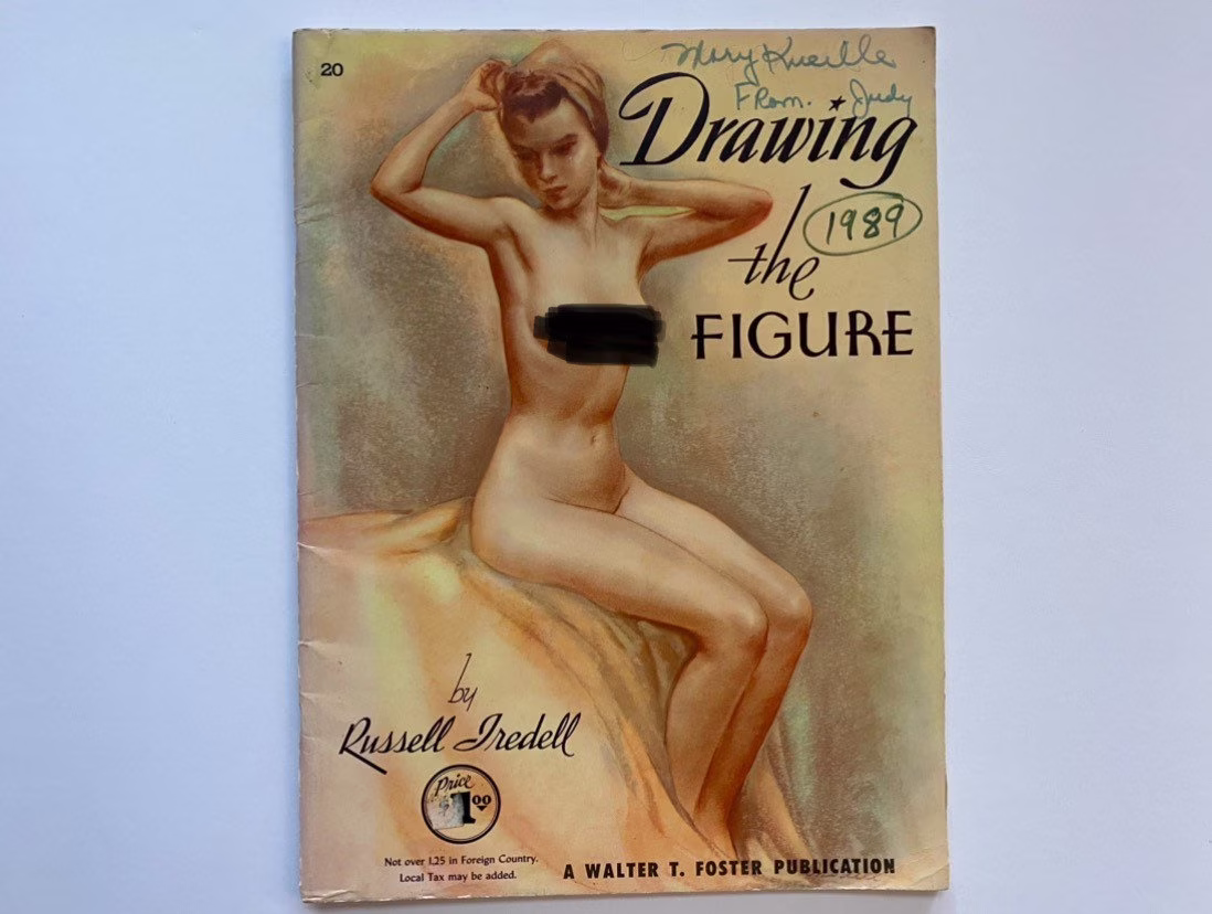 How To Draw Drawing The Figure Russell Iredell Walter T Foster Publication Charcoal Crayon Pencil 50S 60S Realism Art Magazine Book