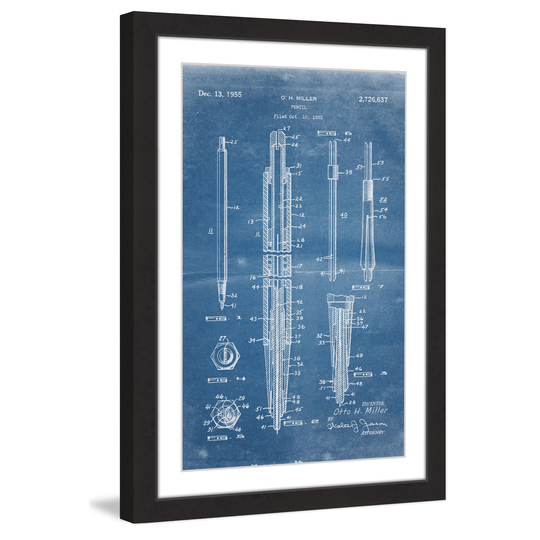 Marmont Hill - Handmade Pencil 1955 Chalk Framed Print