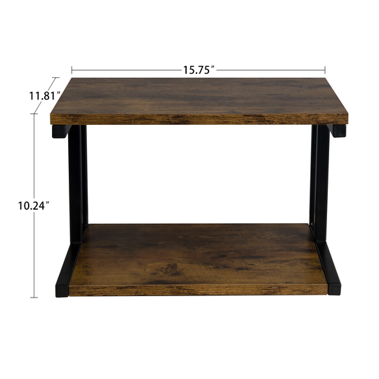 Gabrielle 2 Tiers Printer Stand (Set of 2) - 15.75 x 11.81 x 12.20 inch