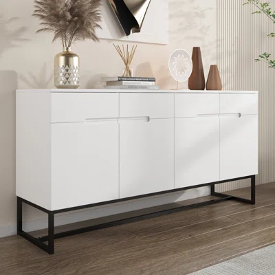 Quirico 59.1" Wide 4 Drawer Sideboard