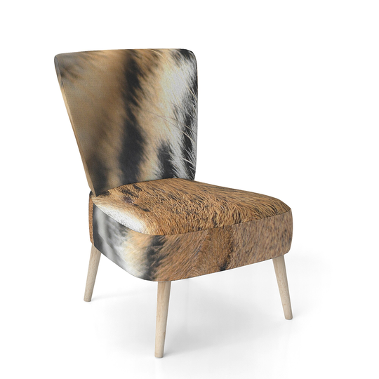 Designart 'Bengal Tiger Eyes' Upholstered Modern Accent Chair