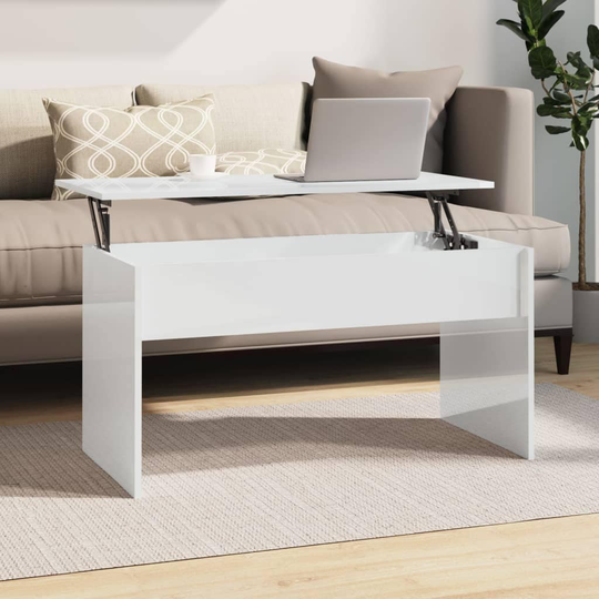 vidaXL Coffee Table Engineered Wood Accent Side Sofa Tea Table Multi Colors - 40.2" x 19.9" x 20.7"