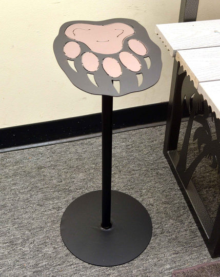 Bear Paw Drink Table Perfect For Cabin Or Lodge