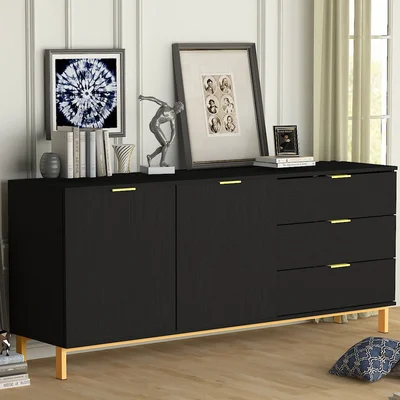 Lavaine 62.9" Wide 3 Drawer Sideboard