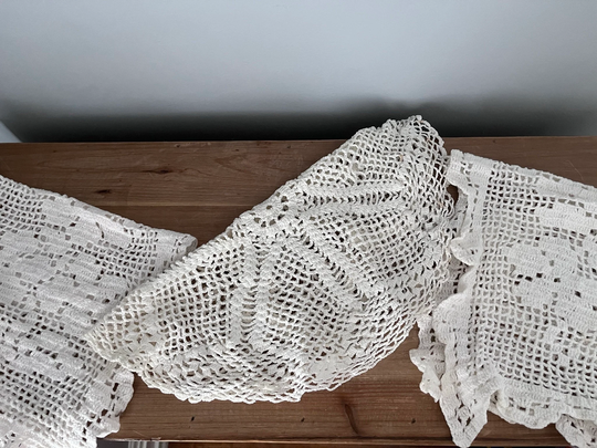 Vintage Crocheted Table Covers