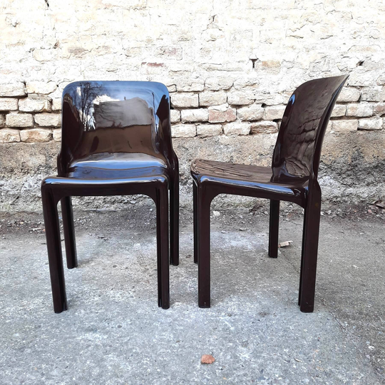 Set Of 2 Selene Chairs Vico Magistretti For Artemide