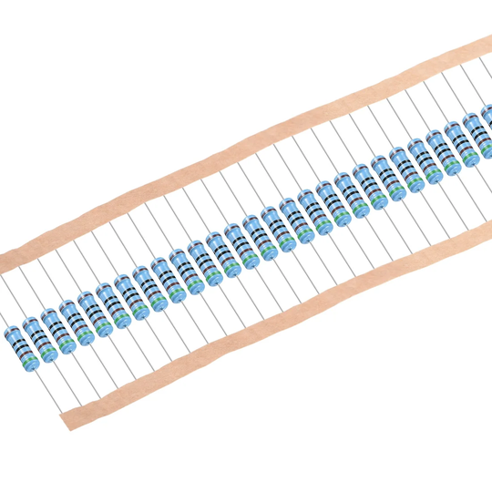 1Watt 510 Ohm Metal Film Resistors 1% Tolerances 30 Pcs - Muti-Color