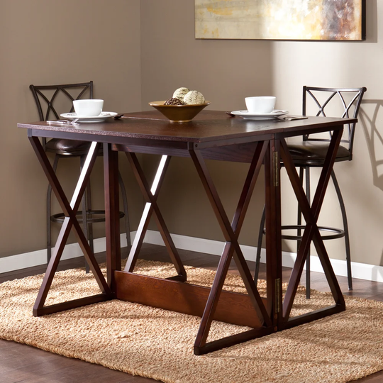 SEI Furniture Garner Espresso Counter Height Universal Table