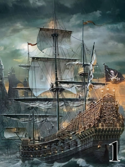 10 Old Time Sailing Ships Diy 5D Diamond Painting Kit Full Square & Round Drill