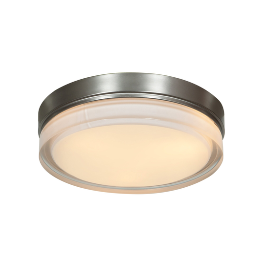 Access Lighting Solid 9" Wide Integrated LED Flush Mount Drum Ceiling