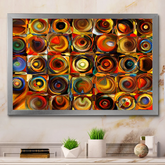 Designart 'Reality Of Liquid Color II' Modern Framed artwork