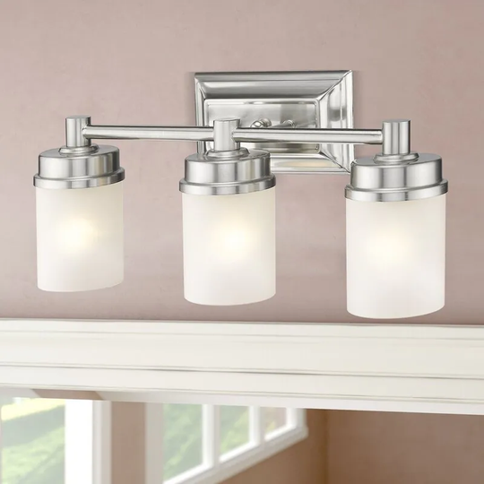 Amettes 4 - Light / 3 - Light Brushed Nickel Vanity Light