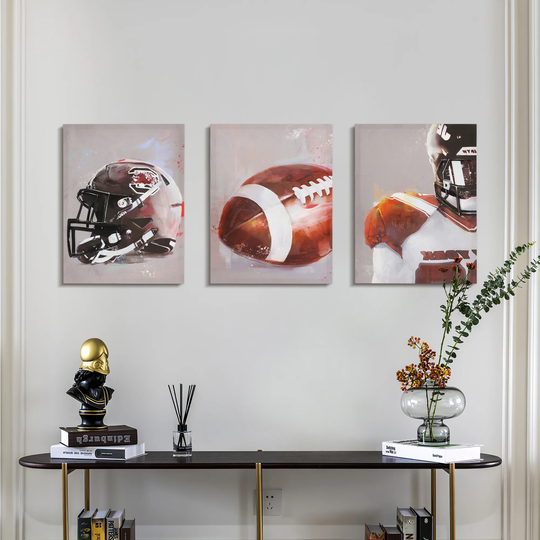 Portrait Wall Colorful Painting Woman Portrait Canvas Art 2 Set