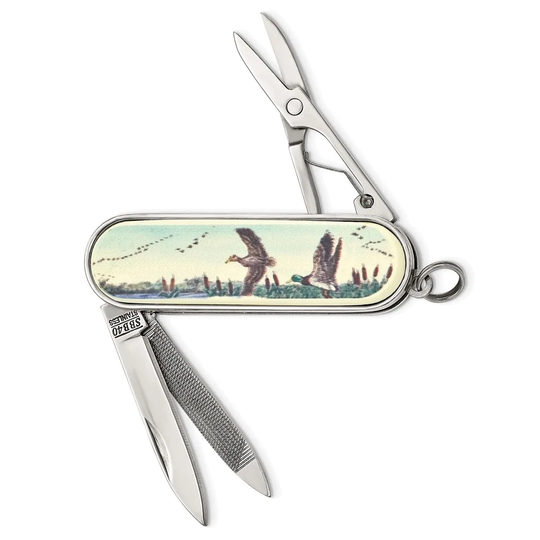 Curata Barlow Designs Color Mallards Multifunction Pocket Knife