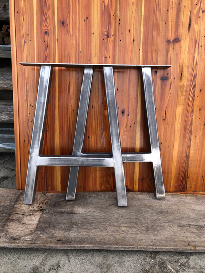 Metal A Frame Table Legs - Set Of 2 Modern Industrial