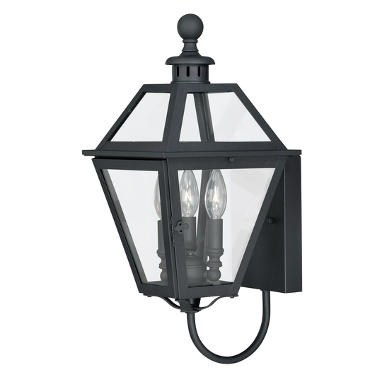 Vaxcel Lighting Nottingham 3 Light Outdoor Wall Sconce - 10.5 Inches