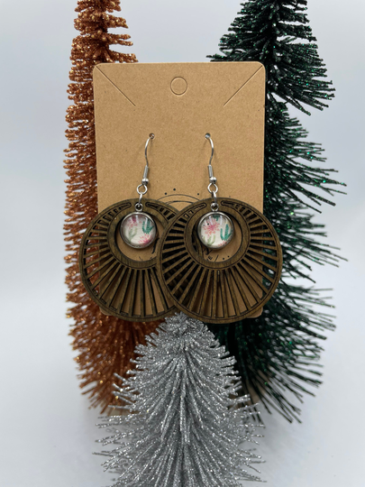 Color Street Desert Flora Earrings | Birthday Gift Statement Gifts For Her Valentines Day Jewelry