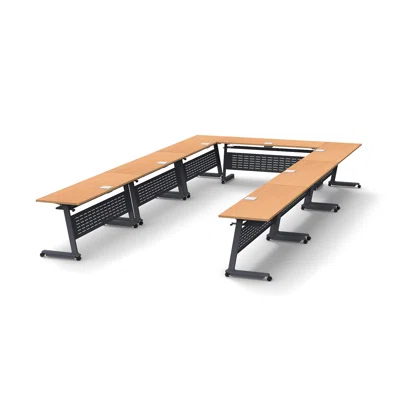 14 Person Training Meeting Seminar Tables Set