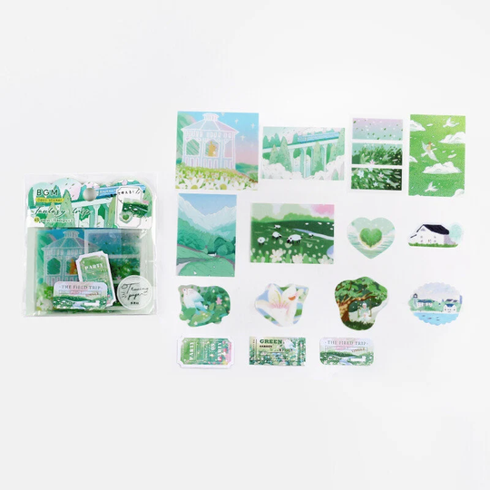 Bgm Fantasy Trip Sticker Flakes - Flower Garden