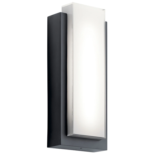 Kichler Lighting Dahlia 2-Light LED Outdoor Wall Light Black