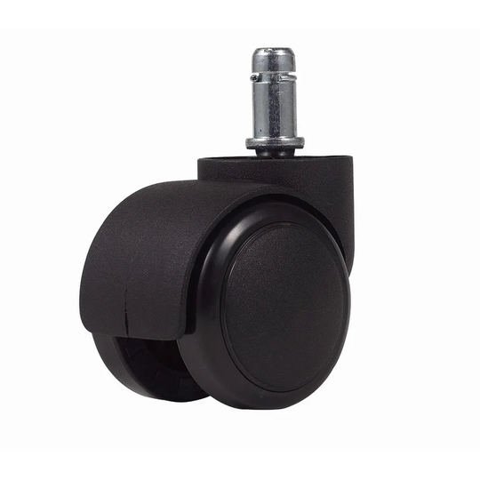 Black Soft Dual Wheel Casters Only