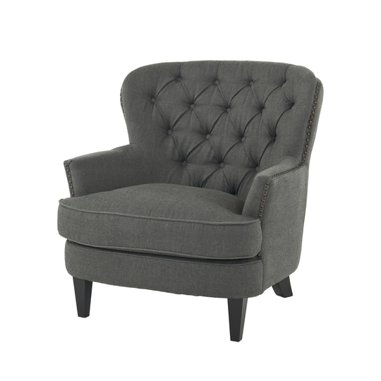 Tafton Tufted Oversized Fabric Club Chair by Christopher Knight Home - 33.50" L x 35.00" W x 34.50" H