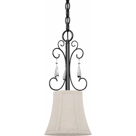 Volume Lighting Ava 1-Light Foundry Bronze Mini Hanging Pendant - Foundry Bronze