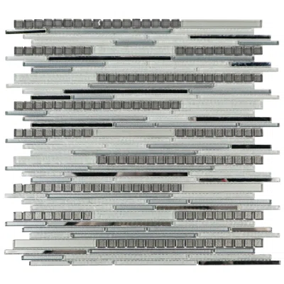 Hailes Glass Linear Mosaic Wall Tile