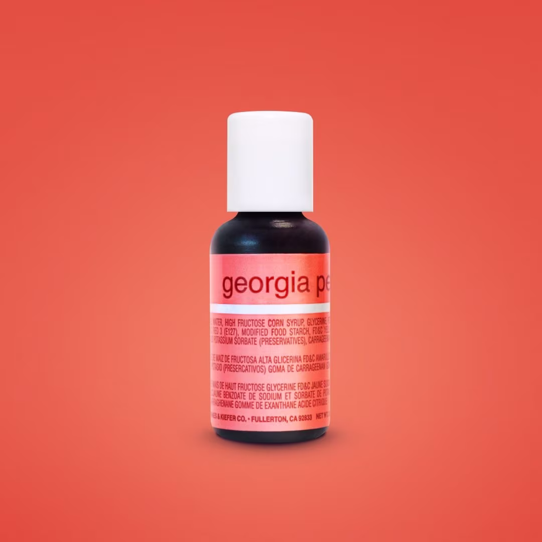 Fast Shipping Georgia Peach Chefmaster Gel Food Coloring 20Ml, Color