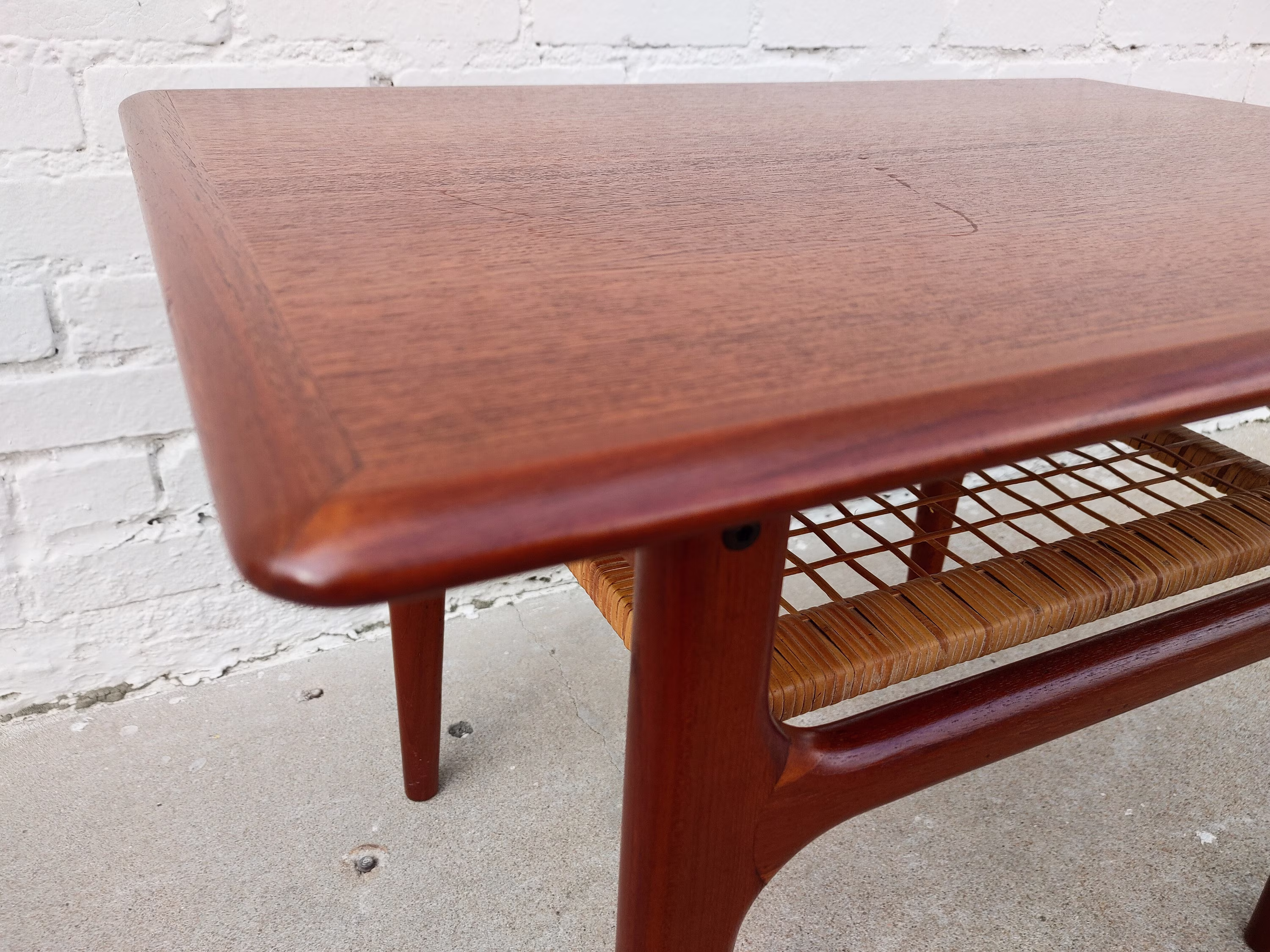 Mid Century Danish Modern Side Table By Trioh
