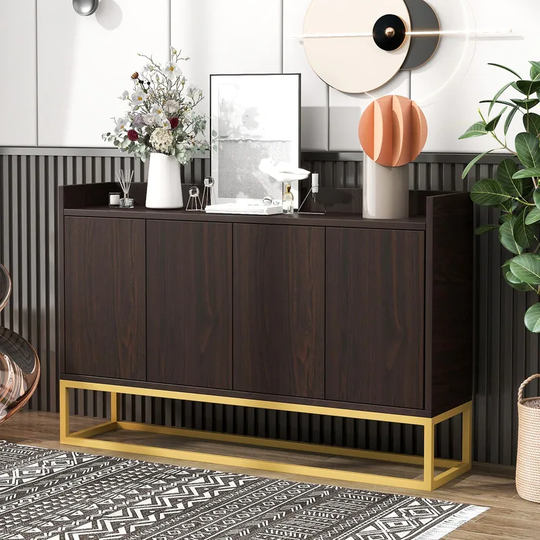 Sideboard Elegant Buffet Cabinet with Large Storage Space - 47.2"L x 11.8"W x 31.6"H