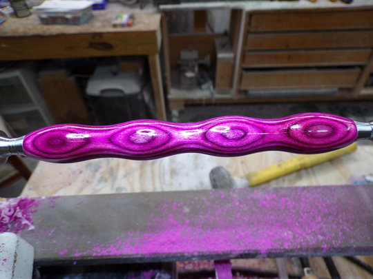 Diamond Painting Pen, Magenta, Laminated Wood, Frog Blanks, Stylus Handturned, Wood