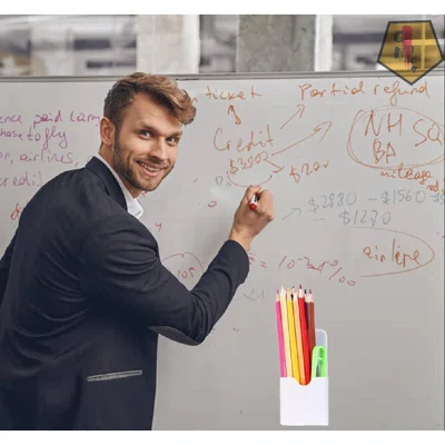 Magnetic Marker Holder Pen Holder For Whiteboard Or Fridge Magnet Pencil Cup Storage Organizer For Classroom Office Home Locker And Metal Cabinets Med