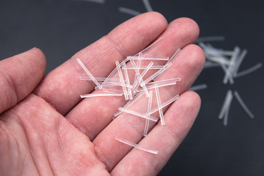 Pony Bead Lacing Connectors - 50 Pcs Miniature Flexible Clear For Making Jewelry Crafts For Keychains, Bracelets, Jewelry, More