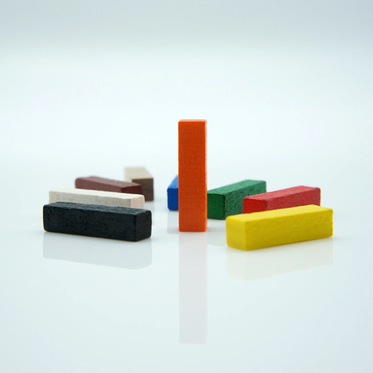 20x5mm Short Stick [22 Colors Options] Wooden Token To Board Games/Pnp
