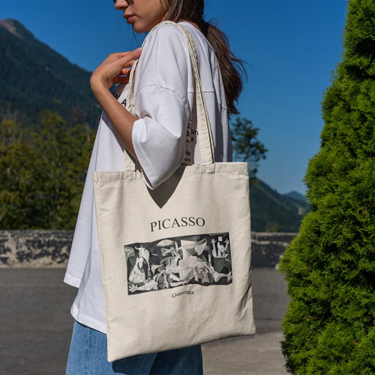 Picasso Guernica Tote Bag -Aesthetic Tote Bag, Artsy Bag, Art Bag, Aesthetic Tote, Picasso Bag, Picasso