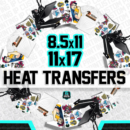 Full Color Custom Multi Substrate Heat Transfers - Ready To Apply Prints