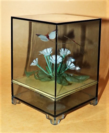 Music Box Plastic "A Time For Us" Made in Hong Kong 5.5" X 3.75"