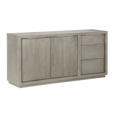 66"W 3 Drawer Solid Wood Sideboard