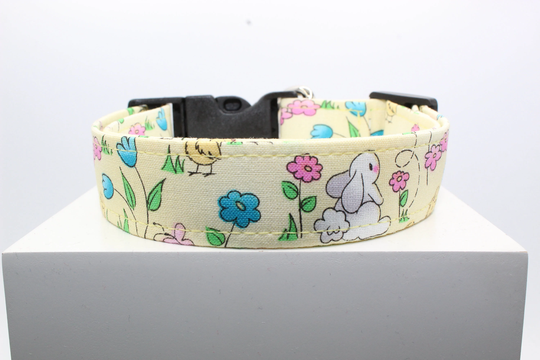 Coloring Easter Dog Collar, Handmade Fabric Custom Prin Collars For Dogs