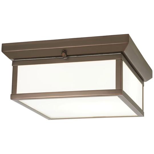 2 Light Flush Mount by Minka Lavery - Harvard Court Bronze (Plated)