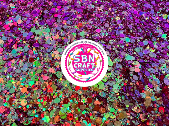 New Siren Color Shifting Glitter Chunky Mixed Glitters Iridescent Holographic Sequins Snow Globe Tumblers Craft Colorful